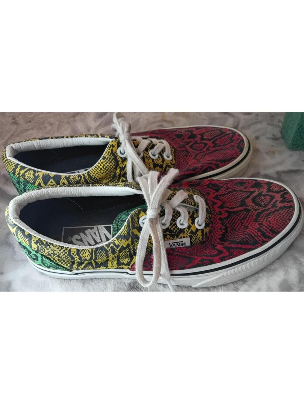 Vans Old Skool | Multi-Python Rasta | Men Size 5 - Women’s 6.5 - Picture 3 of 6